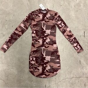 Fashion nova camo pink mini dress